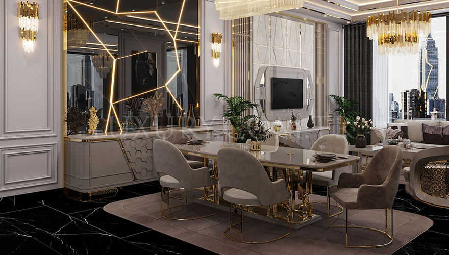 İkonas Living Room Decoration - 1102 Luxury Line