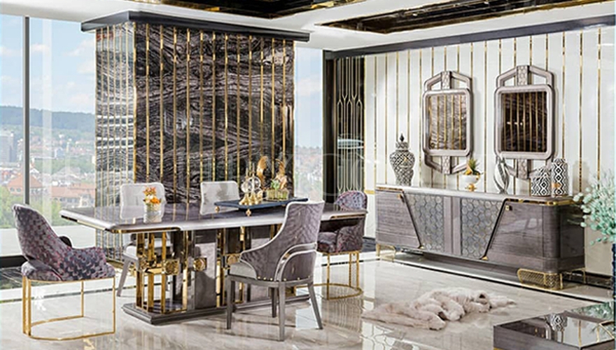 İkonas Metal Dining Room - 5