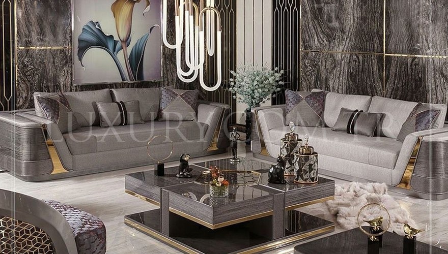 İkonas Metal Sofa Set - 13