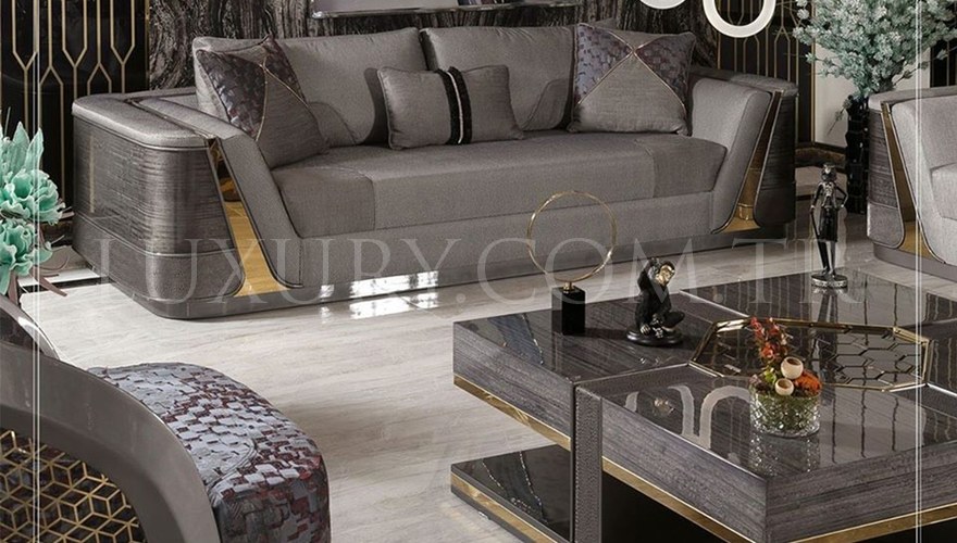 İkonas Metal Sofa Set - 14