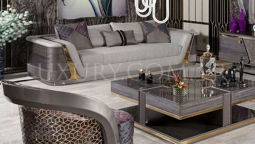 İkonas Metal Sofa Set - 15