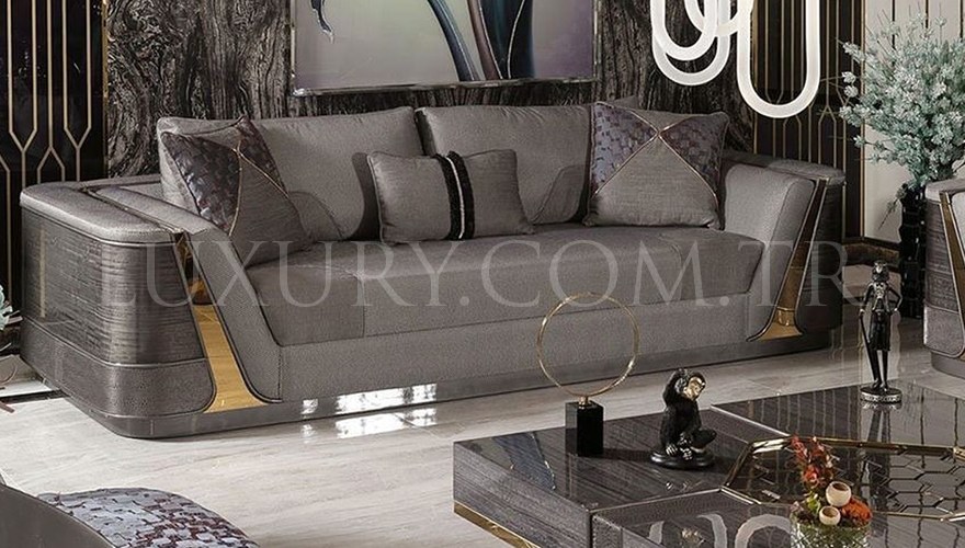 İkonas Metal Sofa Set - 3
