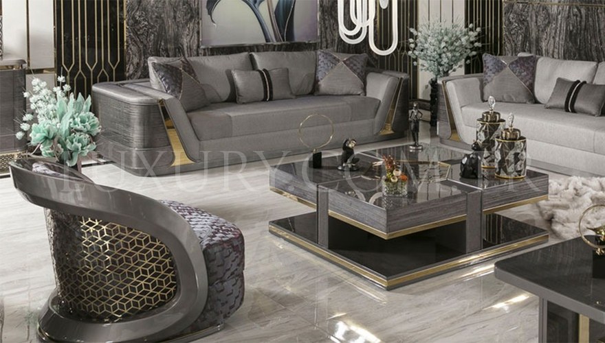 İkonas Metal Sofa Set - 9