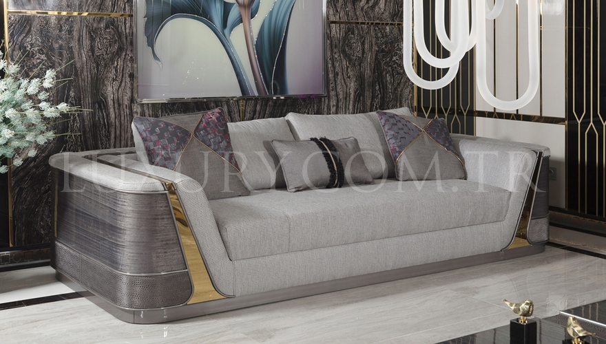 İkonas Metal Sofa Set - 7