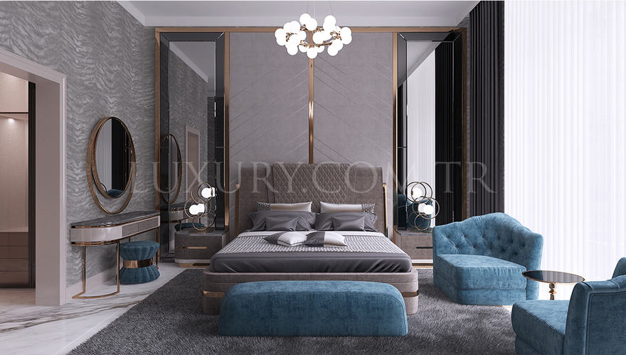 İnfinity Metal Bedroom - 1102 Luxury Line