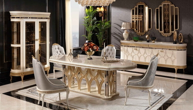 Jersey Avangart Modern Yemek Odası - 1128