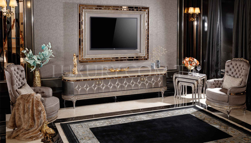 Jersey Modern Gray Sofa Set - 15