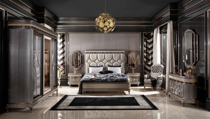 Jersey Modern Gri Bedroom - 1