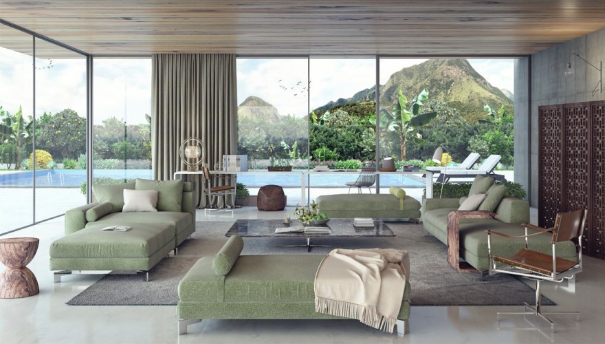 Kanyon Living Room Decoration - 