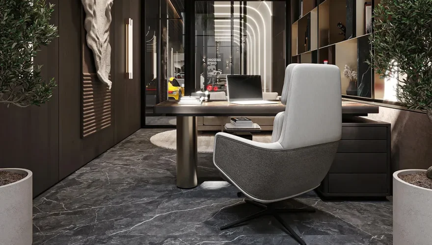 Kanyon Modern CEO Desk - 3