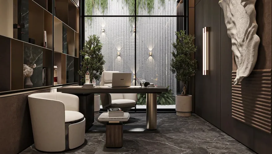 Kanyon Modern CEO Desk - 1