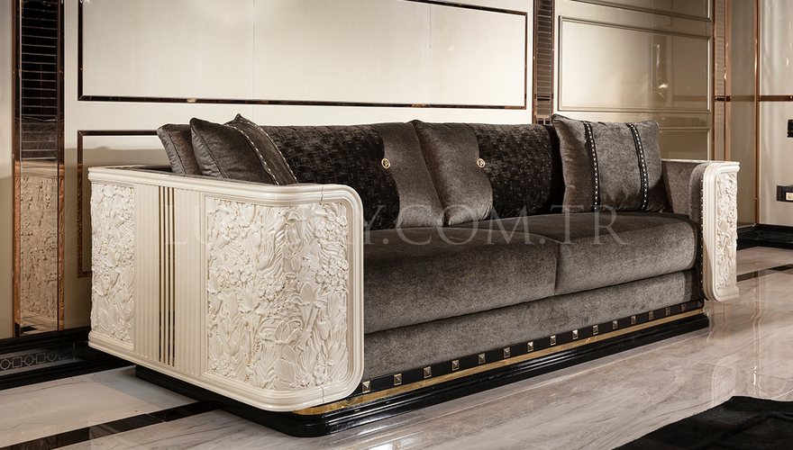Katalonya Metal Sofa Set - 28