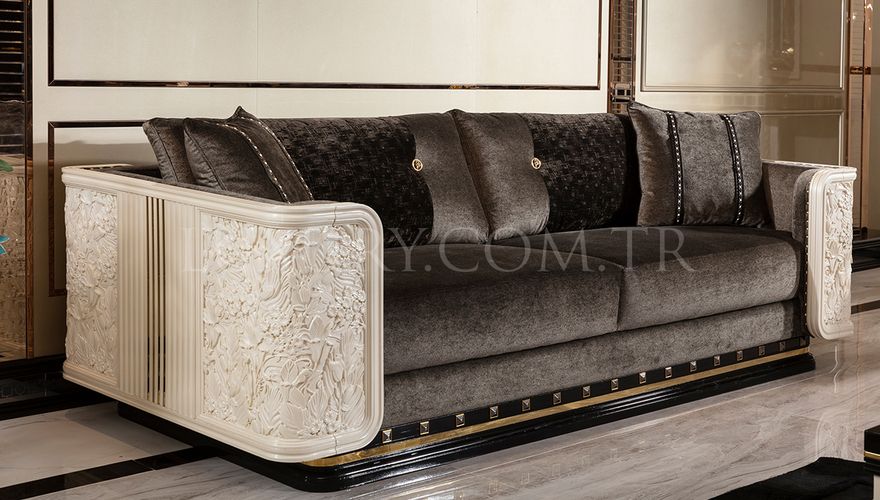 Katalonya Metal Sofa Set - 12