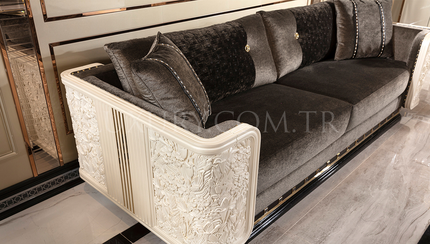 Katalonya Metal Sofa Set - 16