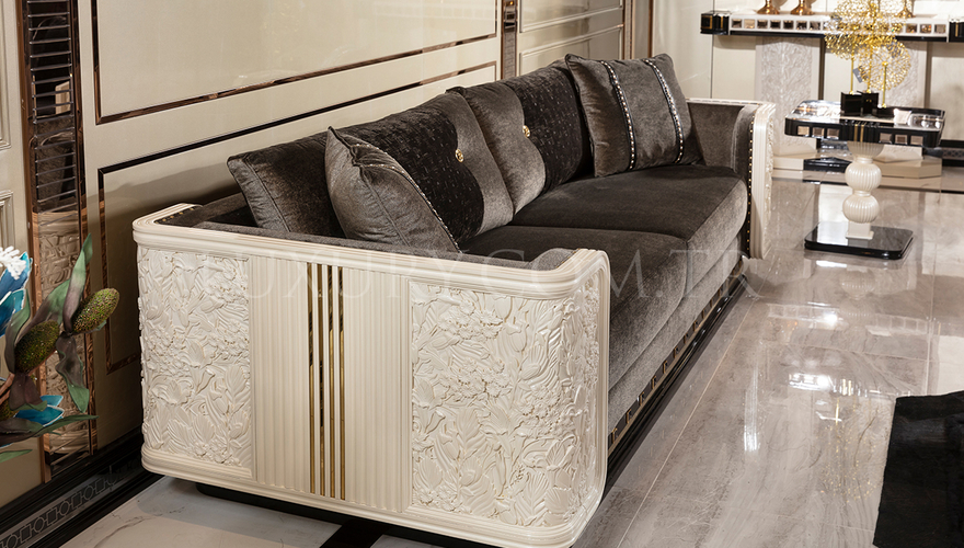 Katalonya Metal Sofa Set - 19