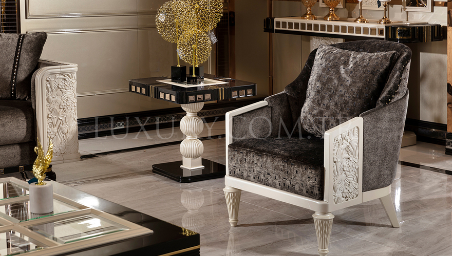 Katalonya Metal Sofa Set - 20