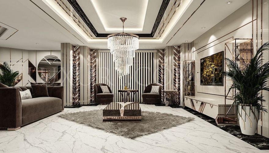 Kawasaki Titanyum Metal Sofa Set - 