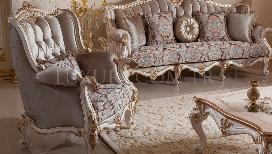 Kayıhan Bej Classic Living Room - 3