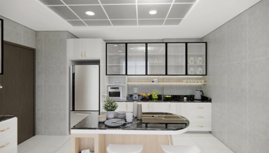 Kazakhstan Kitchen Decoration Project - 1102 Luxury Line