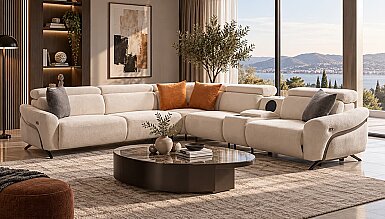 Kervano Modern Köşe Koltuk Takımı - 1191