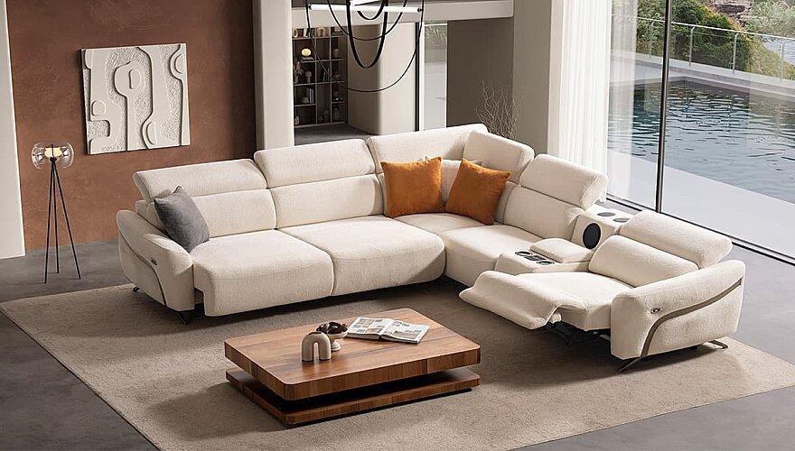 Kervano Modern Köşe Koltuk Takımı - 4