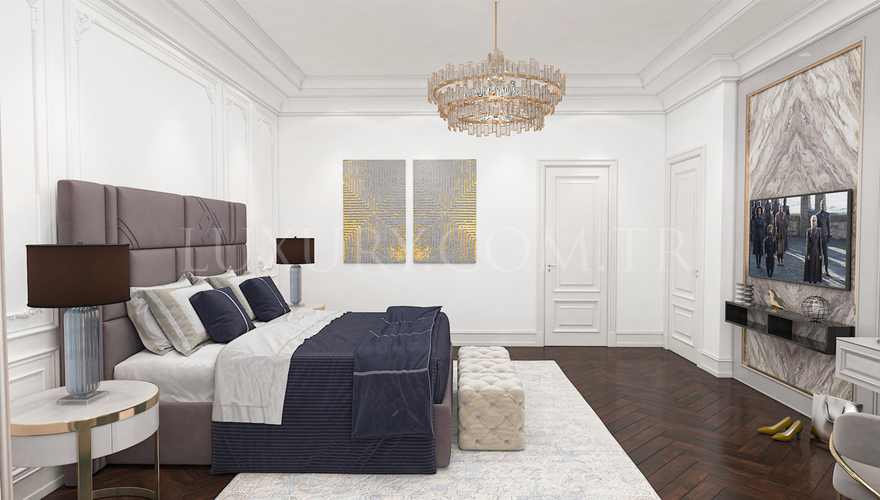 Kırgızistan Bişkek Villa Спальня Projemiz - 4