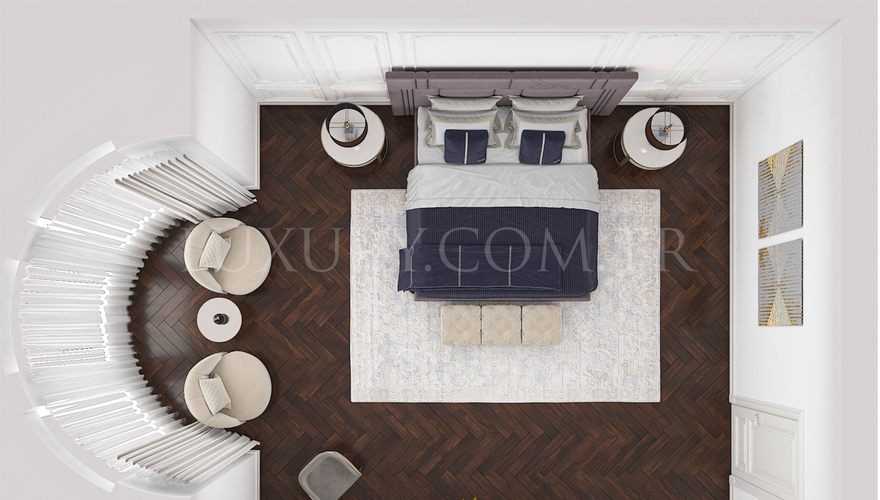 Kırgızistan Bişkek Villa Спальня Projemiz - 5