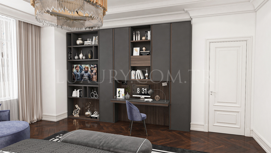 Kırgızistan Bişkek Villa Спальня Projemiz - 10