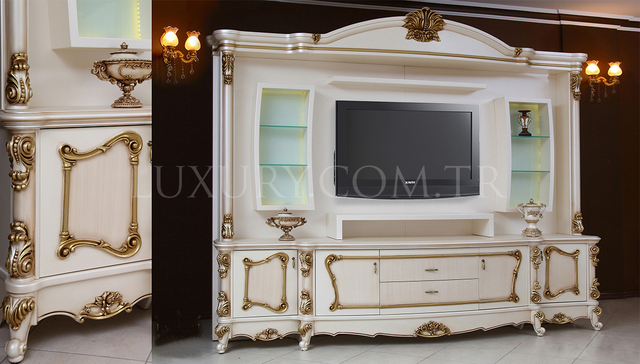 Klasik Ahşap Tv Ünitesi Modelleri