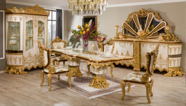 Klasik Hürrem Oymalı Yemek Odası - 1095
