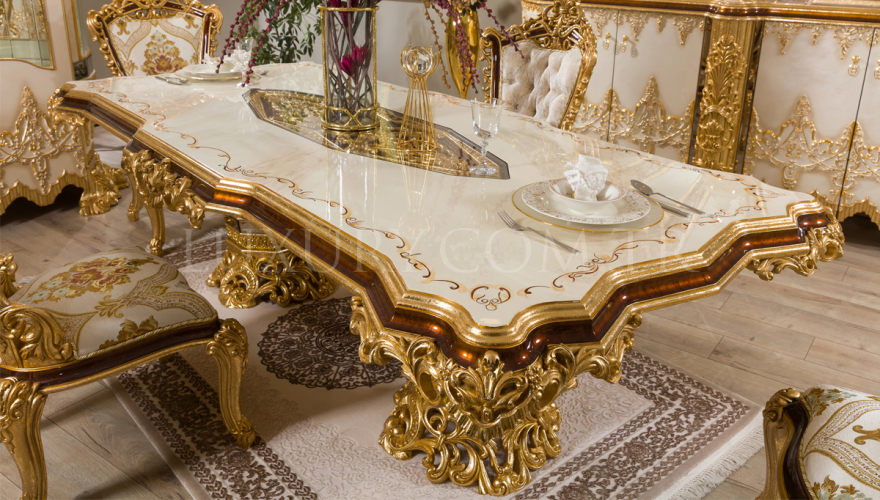 Klasik Hürrem Oymalı Yemek Odası - 3