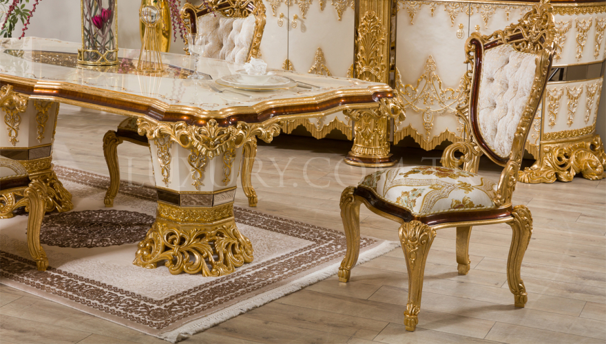 Klasik Hürrem Oymalı Yemek Odası - 4