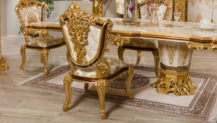 Klasik Hürrem Oymalı Yemek Odası - 5