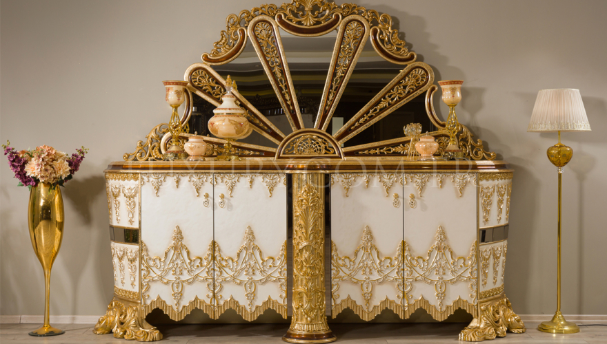 Klasik Hürrem Oymalı Yemek Odası - 6