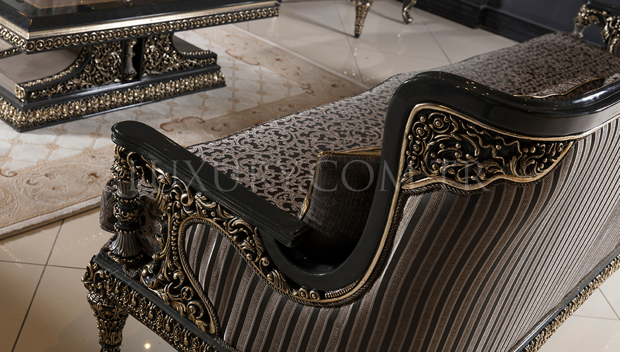 Kraft Black Classic Living Room - 18