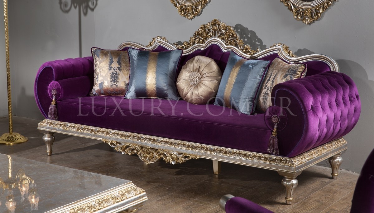 Kral Art Deco Sofa Set - 6