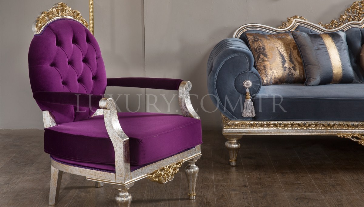 Kral Art Deco Sofa Set - 3