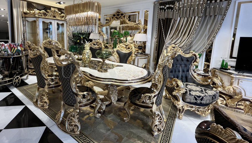 Королевский Классический Чёрный Гарнитур - 2