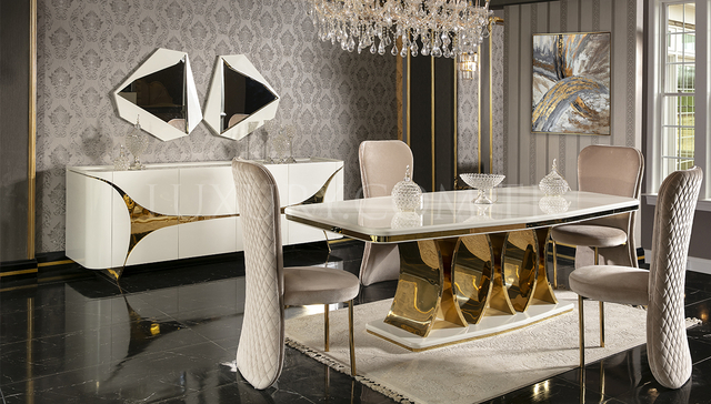 Küçük Evler İçin Lüks Yemek Odası Modelleri