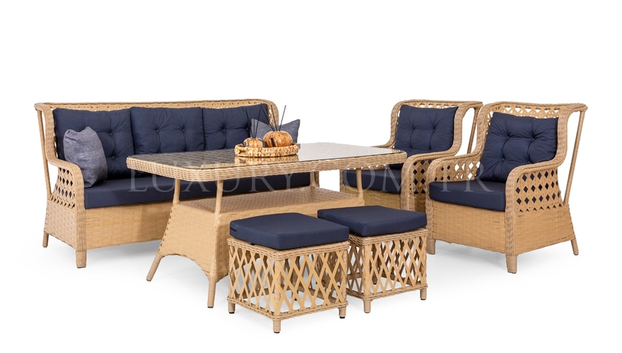 Ladissa Garden Sofa Set - 3