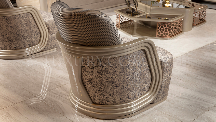 Latina Metal Sofa Set - 7