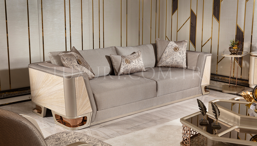 Latina Metal Sofa Set - 8