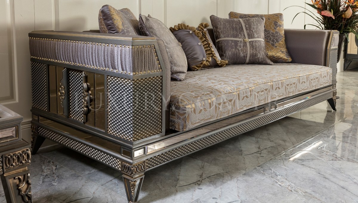 Lavena Art Deco Sofa Set - 2