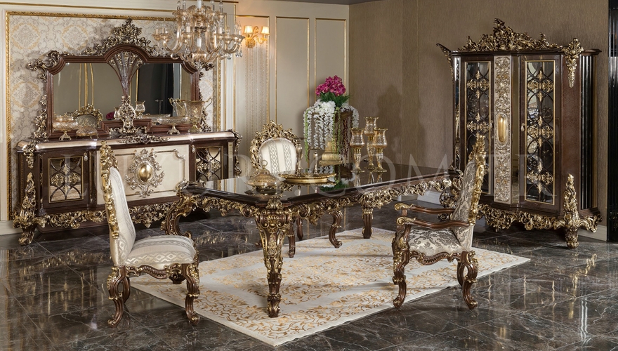 Lesotho Classic Walnut Dining Room - 1062