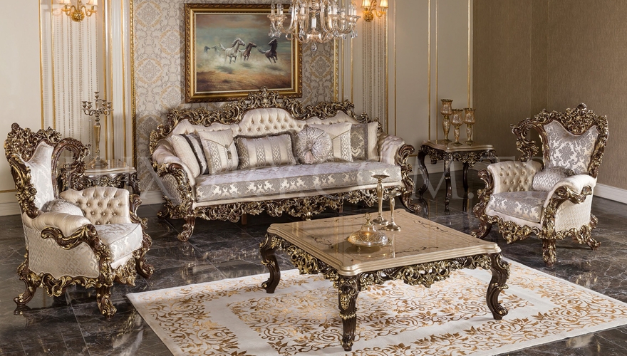 Lesotho Classic Walnut Living Room - 1062