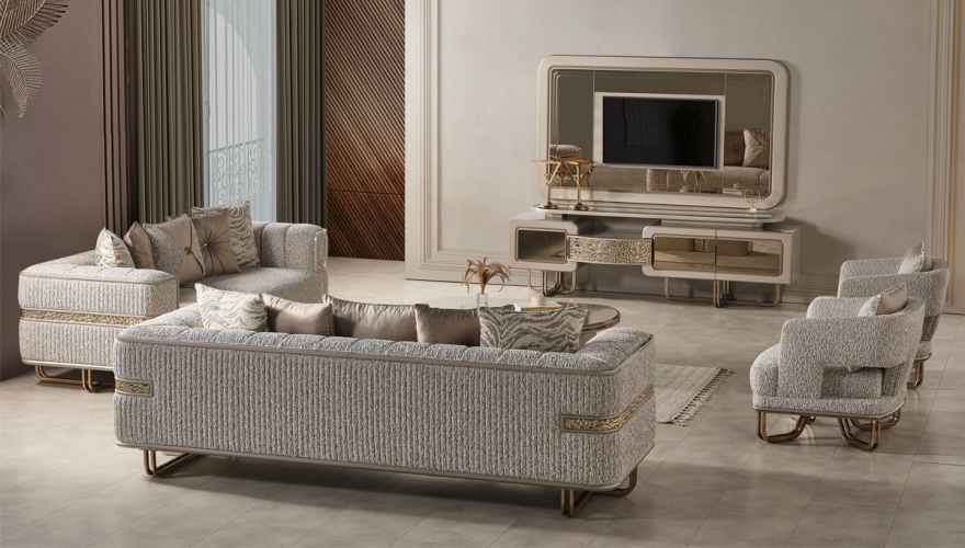 Levano Modern Sofa Set - 4