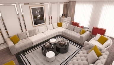 Linen Salon Dekorasyonu Projesi