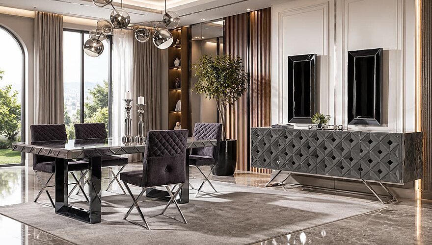 Linora Desenli Yemek Odası - 1182