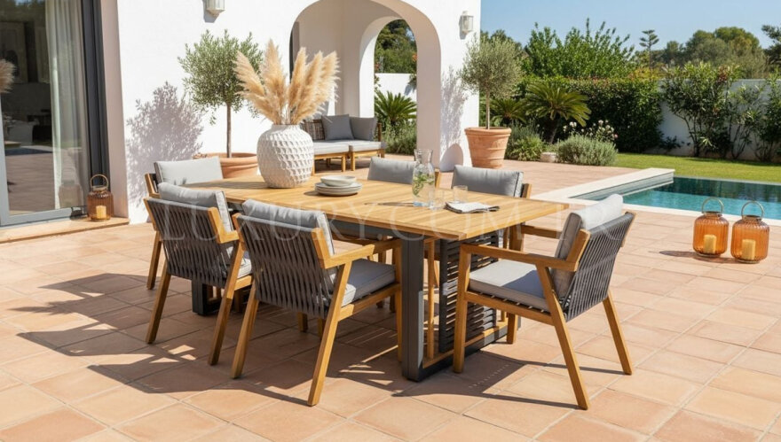 Liva Alüminyum Bahçe Masa Takımı - 1179