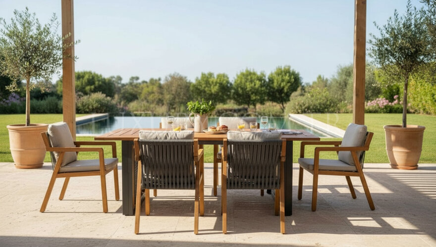 Liva Alüminyum Bahçe Masa Takımı - 4